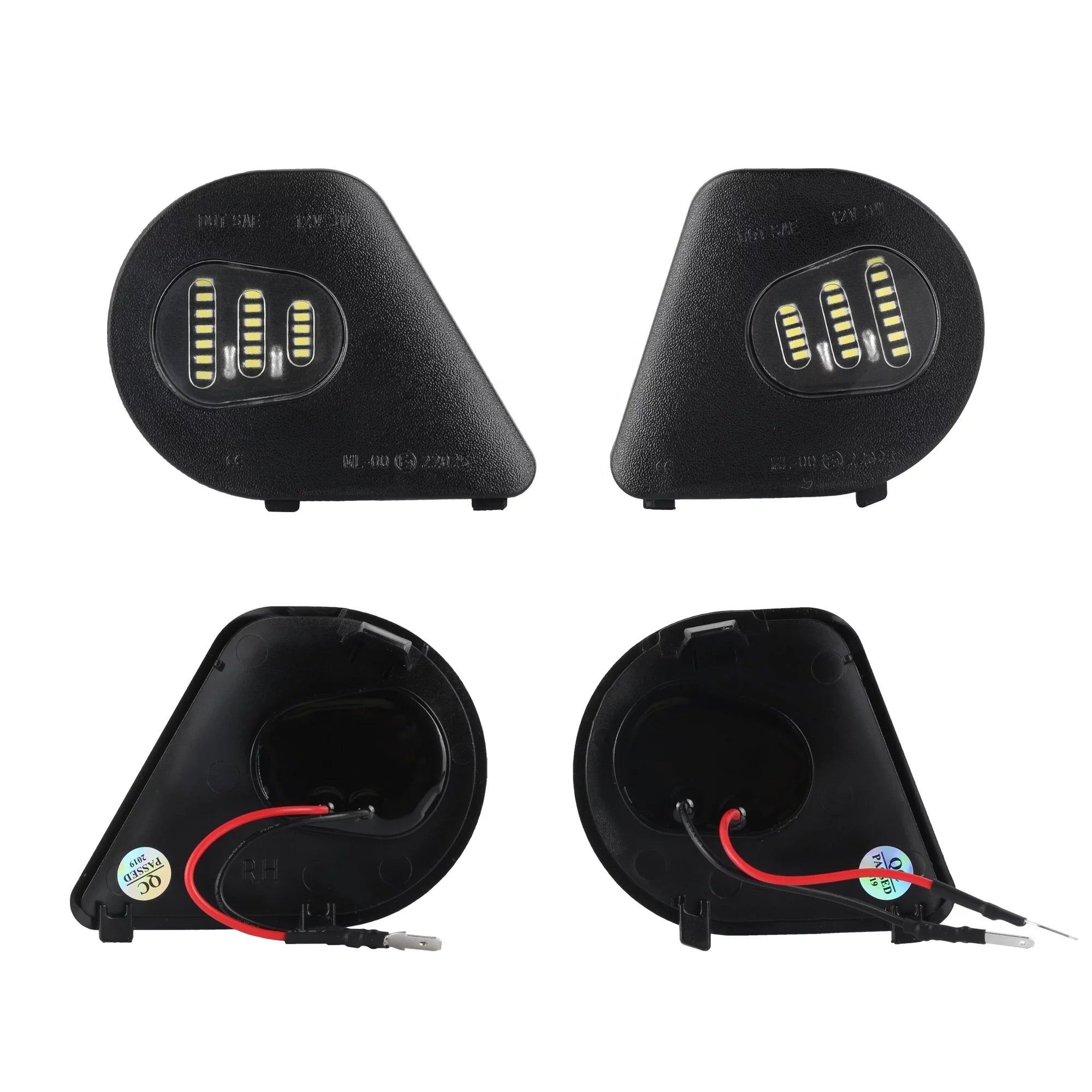 1Pair Dodge Ram 1500 Mirror Turn Signal Puddle Light LH RH Side Marker LED Light Compatible with 2009-2018 Ram 2500 1Pair Dodge Ram 1500 Mirror Turn Signal Puddle Light LH RH Side Marker LED Light Compatible with 2009-2018 Ram 2500